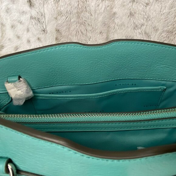 Coach Mercer 24 Crossbody Bag – Green Leather – NWT - Picture 12 of 13